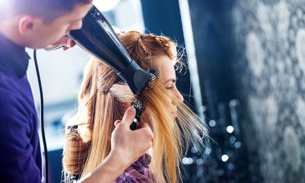 The Original Brazilian Blowout with Optional Haircut at Planet Color Salon and Nail Spa (Up to 55% Off)