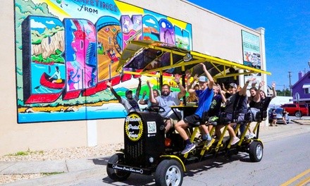 $18 for One-Hour Historic Pedal Trolley Tour for One from Branson Pedal Tours ($30 Value)