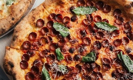 Food and Drink, or One or Two Large Pizzas, Takeout and Dine-In if Available at Zazzy's Pizza (Up to 40% Off)