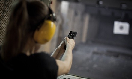 $35 for Pistol or Rifle Rental and Shooting Range Package for Two at Shore Shot Pistol Range ($73.50 Value)