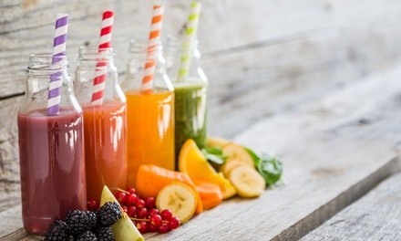 Two Juices or Credit Toward Menu at Revitalize Juice Bar for Takeout and Dine-In (Up to 37% Off)