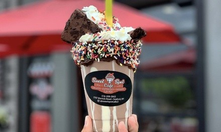 Swirly Freeze or Milkshake with Ice Cream for 1, 2, 3, or 4 at Sweet Spot Cafe Long Island (Up to 25% Off)