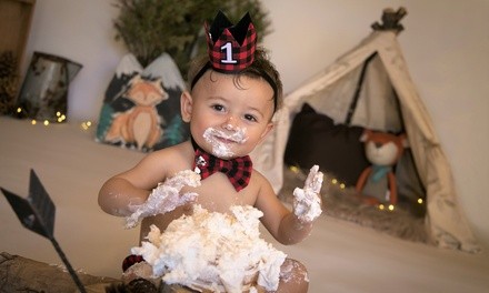 Up to 60% Off on In-Studio First Birthday Cake Smash Photo Session at Photography by Bel