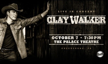 Clay Walker on October 7, at 7:30 p.m.