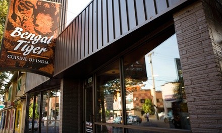 Food & Drink for Takeout or Dine-In If Available at Bengal Tiger Cuisine of India (Up to 20% Off). Two Options.