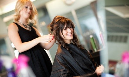 Cut w/ Conditioning, All Over Color, Highlights, or Beachy Waves Perm at Artistic Images By Deb (Up to 52% Off)