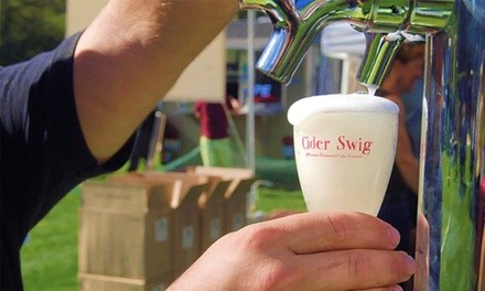 General Admission for 1, 2, or 4, or VIP Admission for 2 to Cider Swig Festival, September 25 (Up to 25% Off)