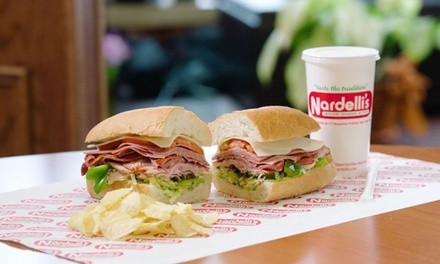 Food and Drinks or Catering Order at Nardelli's Grinder Shoppe Milford (Up to 32% Off). Two Options Available.