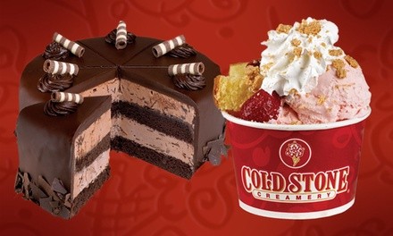 Two Ice Cream Cups or One 6-inch Round Ice Cream Cake at Cold Stone Creamery - Lockport (Up to 53% Off) 