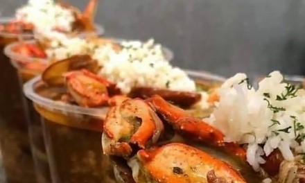 $32 for One 32oz. Authentic Seafood Gumbo for Takeout from Ms. Bettie's Gumbo ($40 Value)