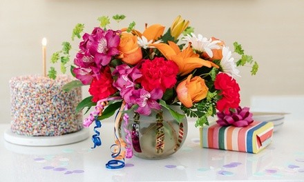 Birthday Flowers from Teleflora (Up to 50% Off). Two Options Available.