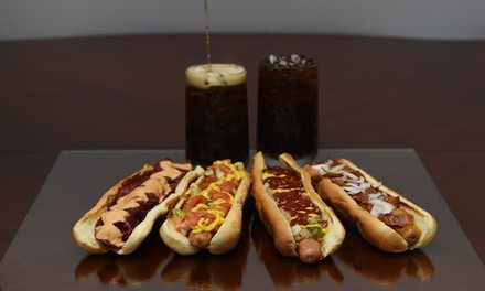 $10.52 for $13.16 Value Towards Two Foot-Long Hot Dogs with Two Drinks for Two at The Bethel Hot Dog Palace