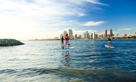 Coronado Stand-Up Paddle-Boarding Weekday or Weekend Rental for Two at Bike & Kayak Tours (Up to 31% Off)