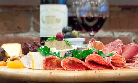 Chocolates, Cheeses, and Meats for Two or Four, or Champagne and Chocolates at The Wine Bar (Up to 58% Off)