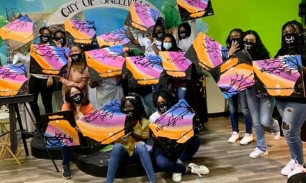 $37 for Two-Hour BYOB Paint Class for Two at Masterpiece Mixers  Paint and Party  ($50 Value)