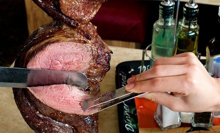 Food and Drink at Chamas De Minas Brazilian SteakHouse, Takeout and Dine-In (Up to 30% Off). 2 Options Available