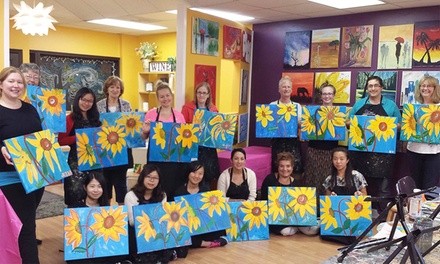 Two-Hour BYOB Painting Class for Two or Four at The Tipsy Paintbrush (Up to 10% Off)