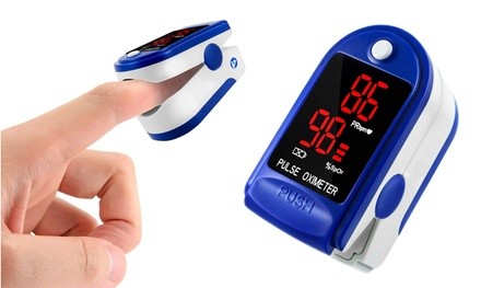 Portable Fingertip  Pulse Oxygen Sugar  Blood  Oximeter Monitor