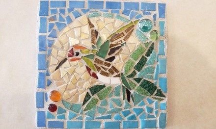 $38 for Mosaic Hummingbird Plaque at Mosaic Guys ($59 Value)