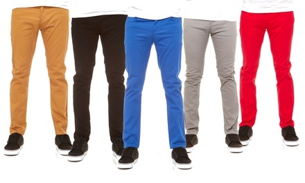 Vertical Sport Men's Stretched Slim Fit Chino Pants