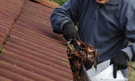 Complete Gutter Cleaning for a Two-Story Home from G I Lawn Care Unlimited