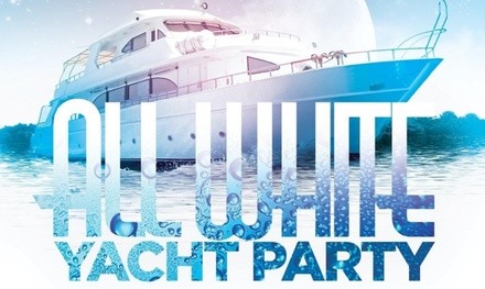 Admission for One or Two to Columbus Day All White Attire Yacht Party (Up to 81% Off). 22 Options Available.