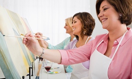 Paint and Sip with Drinks for One, Two, or Four at Paint and Vibe with Relleasy and Friends (Up to 47% Off)