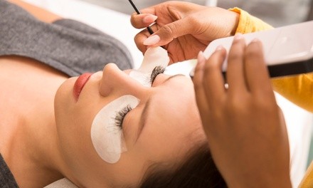 Full Set of Eyelash Extensions with Optional Fill at Slayed by Bekah (Up to 47% Off). 12 Options Available.