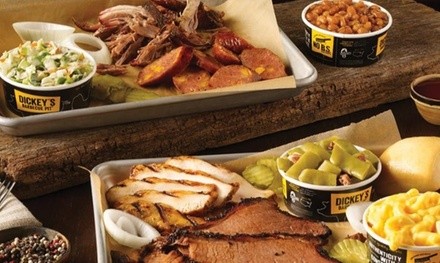 Barbecue at Dickey's BBQ Pit for Takeout or Dine-in if Available (Up to 33% Off). Four Options Available.