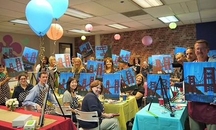 Paint Class for One, Two, or Four at Vino Artist (Up to 50% Off). 5 Options Available.