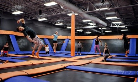Jump Pass for One, Two, Four, or Six or Jump Around Party for Up to Ten at Sky Zone Normal (Up to 46% Off) 