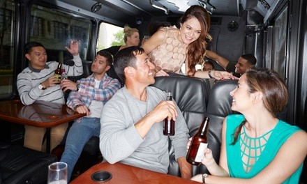 Three- or Four-Hour Party Bus Rental for Up to 25 or 30 People from Chicago Party Bus (Up to 13% Off)