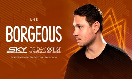 Electronic Concerts in Salt Lake City: Borgeous, Jacques Greene, Mat Joe, & More (October 1–December 2)
