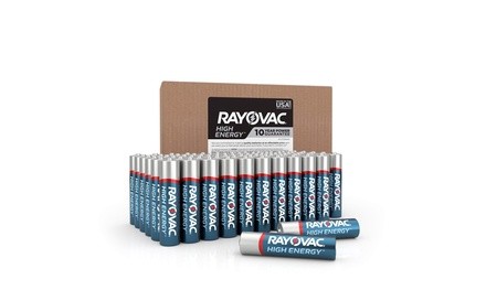 Rayovac AA or AAA Alkaline Batteries (50-Pack)