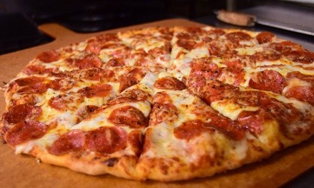 Two Personal, Small, medium, Large, or Extra-Large Pizzas at Gourmet Pizza Shoppe (Up to 41% Off)