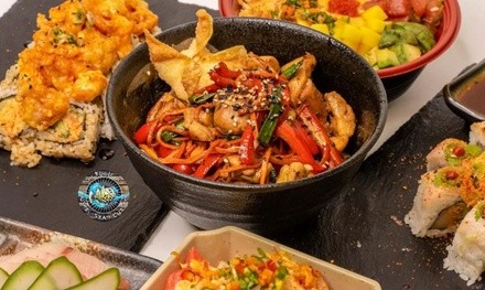 Sushi and Asian Food at Fugu Sushi And Asian Cuisine, Takeout and Dine-In if Available (Up to 25% Off)