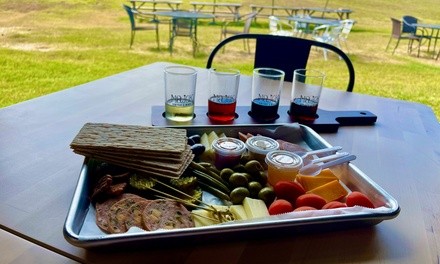Wine Tasting and Take-Home Stemless Wine Glass at Majek Vineyard & Winery (Up to 39% Off). 6 Options Available.
