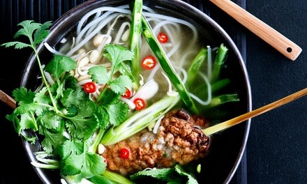 Food and Drink for Takeout or Dine-In When Available at Saigon Noodle (Up to 40% Off). Two Options Available.