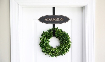 One or Two Personalized Wreath Hangers from 2712 Designs (Up to 51% Off) 