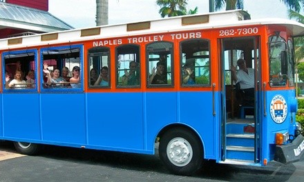 Two-Hour Trolley Tour for One, Two, or Four from Naples Transportation & Tours (Up to 20% Off)