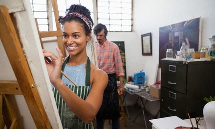 Private Paint with Optional Sip Party for 6, 12, or 20 Adults at Ke's Sip & Paint Studios (Up to 30% Off)