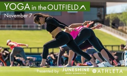 Yoga in the Outfield on November 7