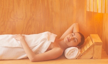 One, Two, or Three Infrared-Sauna Sessions with Water at pHountain Health(Up to 61% Off). Four Options Available.