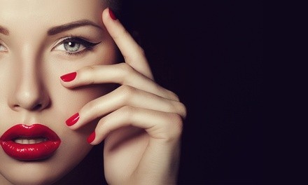 Up to 12% Off on Salon-Shellac/No-Chip Mani-Pedi at LuXe Nails