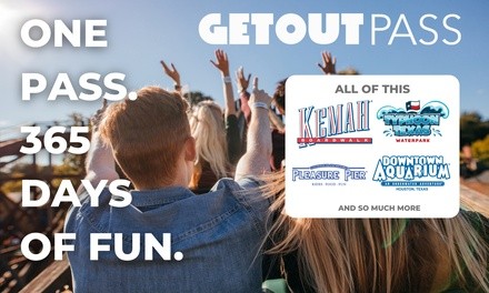 $59.98 for 12-Month Houston GetOutPass ($119.95 Value)