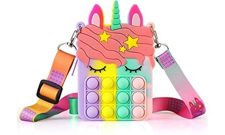 Unicorn Pop It Purse 