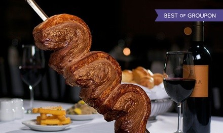 Rodizio Dinners for Two or Four Adults at Novilhos Brazilian Steakhouse (Up to 35% Off)