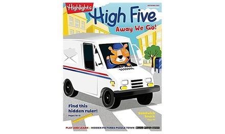 Highlights High Five Magazine Subscription (Up to 64% Off). Three Options Available.