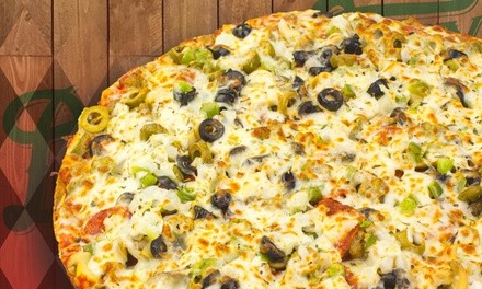 Food and Drink for Takeout or Dine-In at Derby City Pizza (Up to 30% Off). Two Options Available.