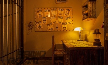 Wild West Escape-Room Experience for Four Six at PanIQ Room (Up to 66% Off)  